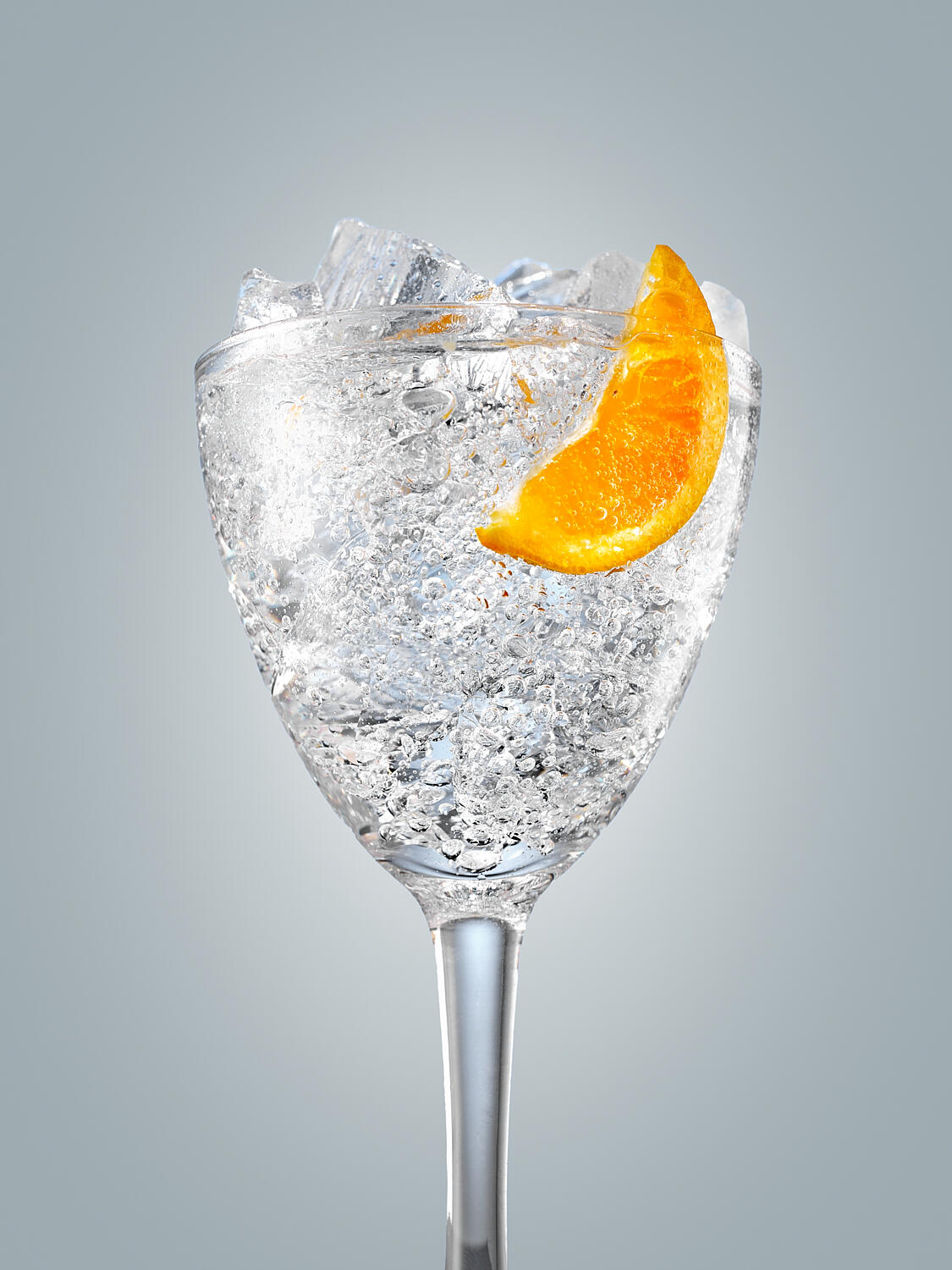 Gin Goblet with Orange Slice by Arie Cooper Gin Goblet with Orange Slice by Arie Cooper